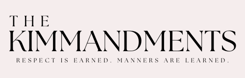 The Kimmandments