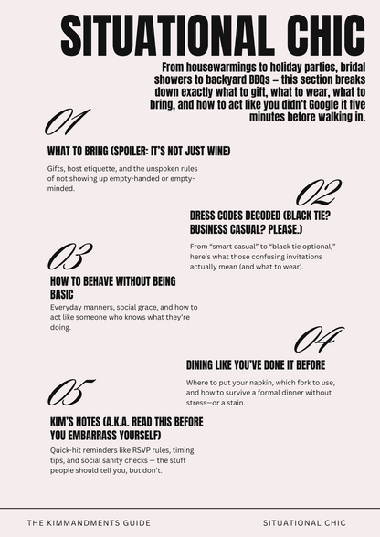 The Kimmandments Guide